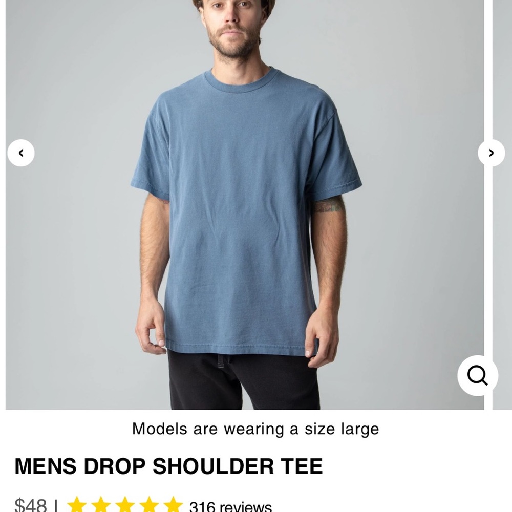 Talentless drop shoulder tee